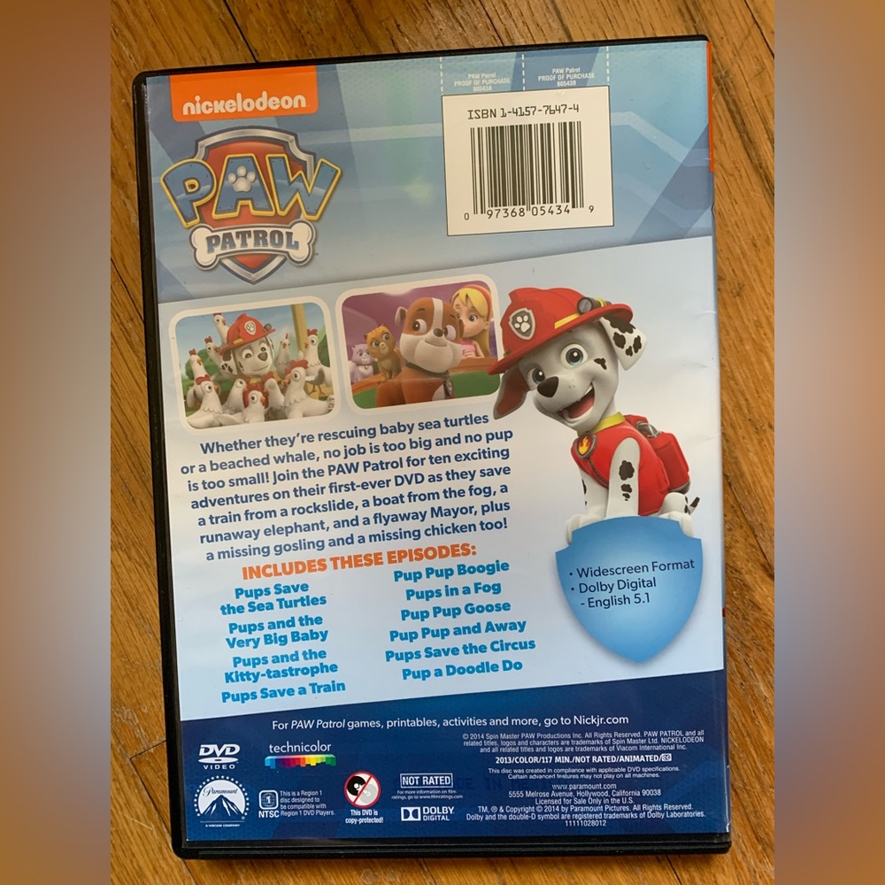 Paw Patrol Rescue Pack DVD Set - Picture 3 of 6
